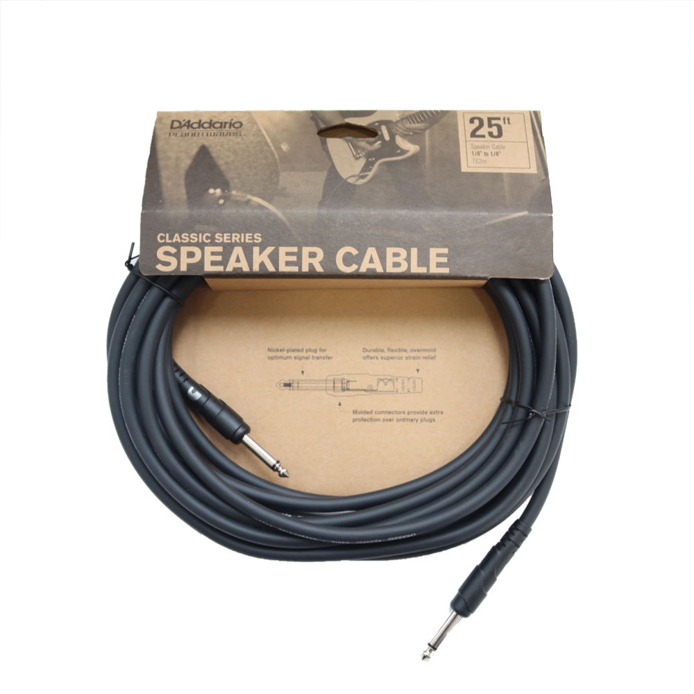 Planet Waves by D’Addario PW-CSPK-25 7.6m スピーカーケーブル
