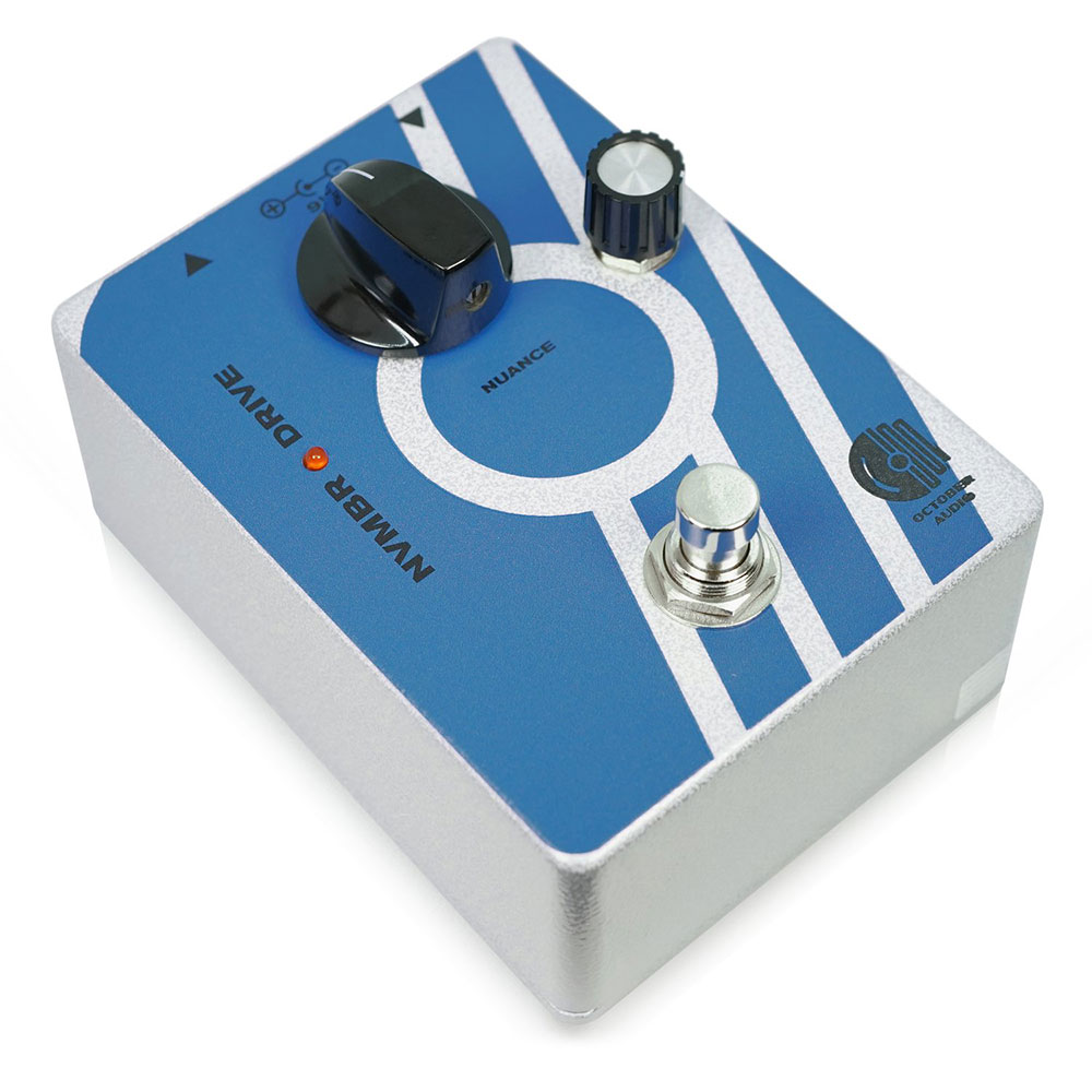 October Audio NVMBR Drive V1.5 オーバードライブ ギターエフェクター ベースエフェクター 全体像