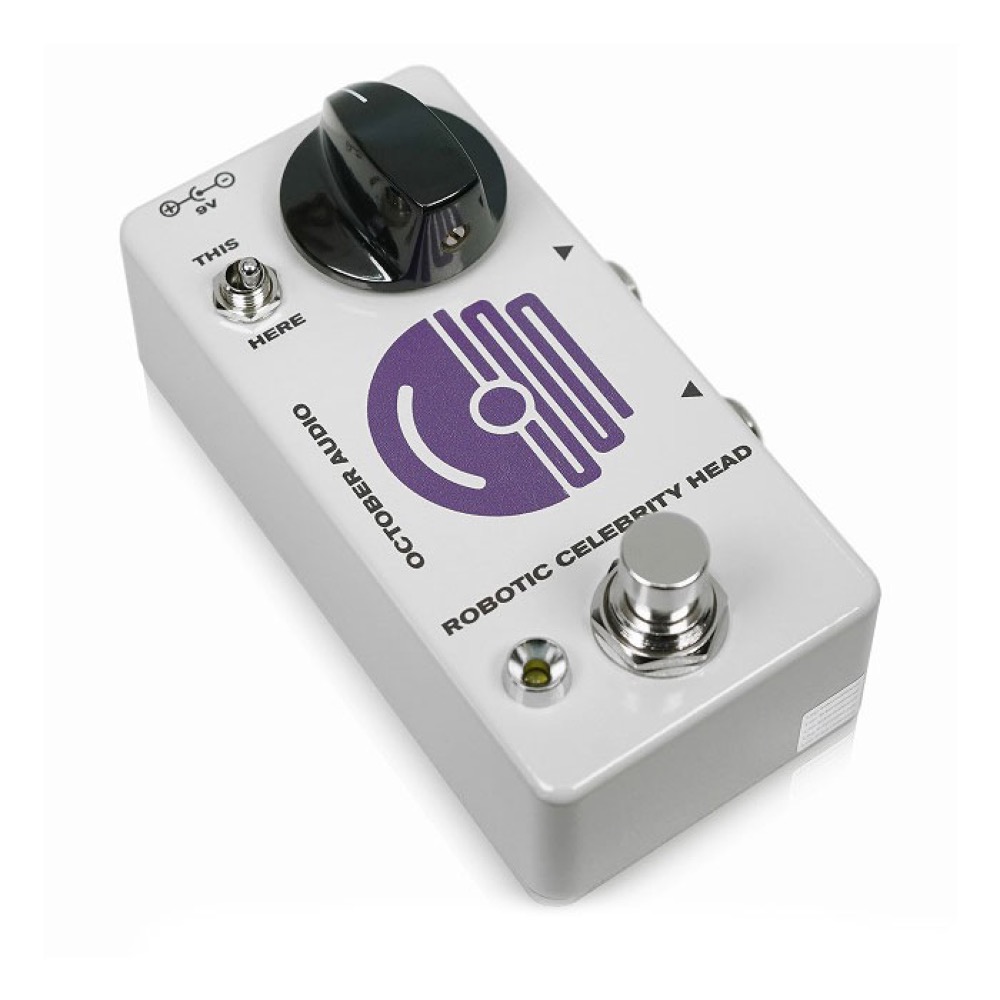 October Audio Robotic Celebrity Head オーバードライブ ファズ ギターエフェクター 全体像