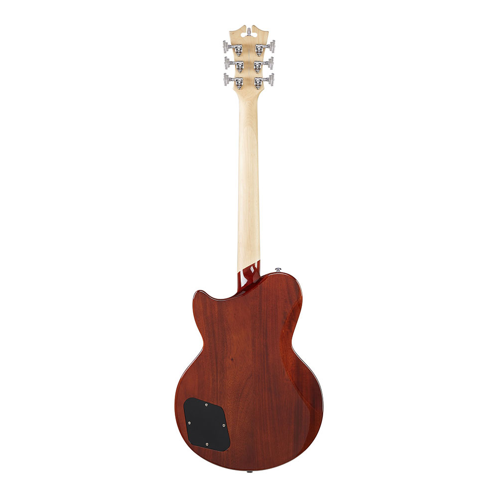 D'Angelico Premier Atlantic Sky Blue Top Natural Mahogany Back and