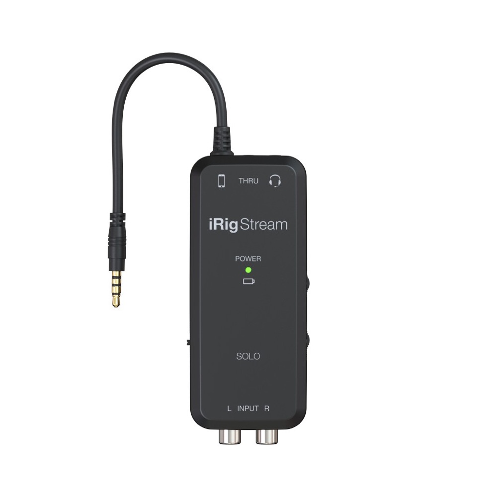 IK Multimedia iRig Stream Solo 3イン/2アウト ストリーミング配信用 オーディオインターフェース