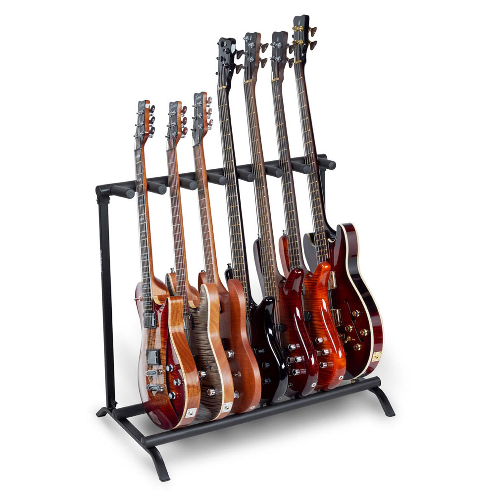 RockStand by Warwick RS 20882 B/1 FP 7本立て ギタースタンド 組み立て式 使用例