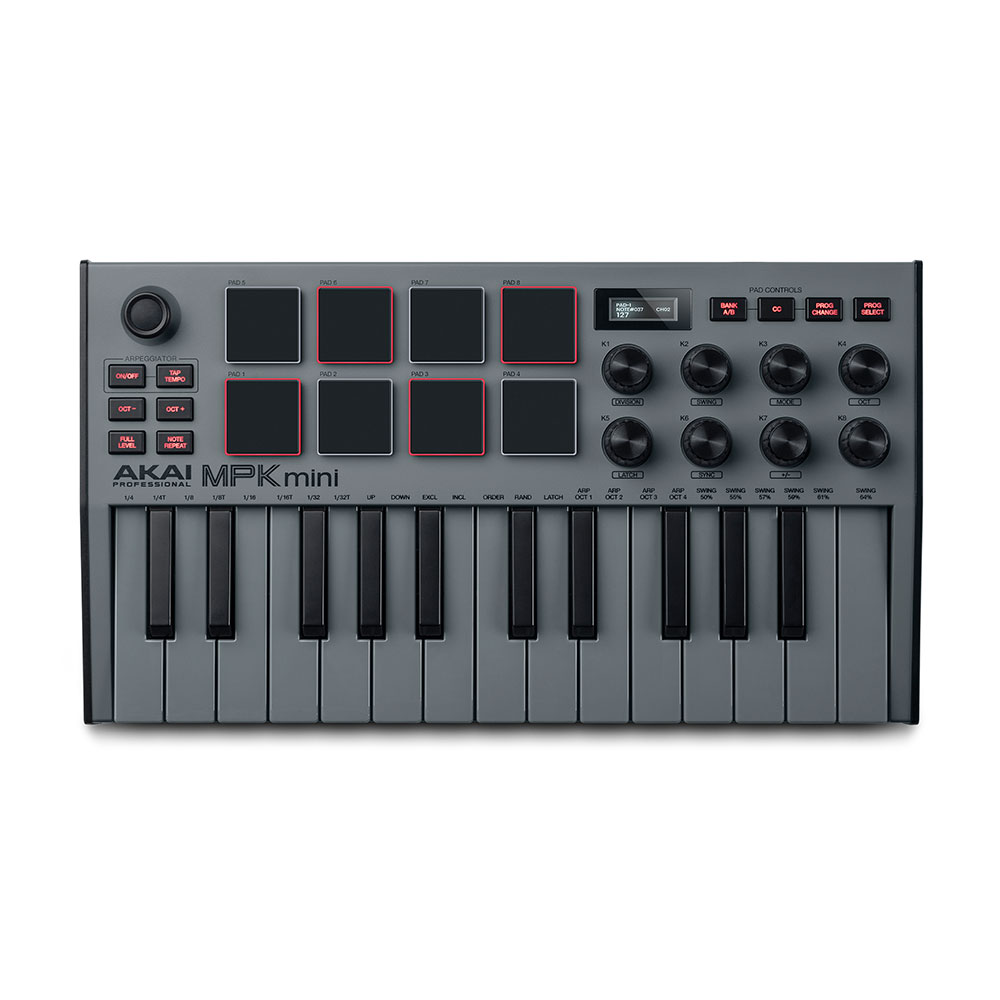 AKAI Professional MPK mini MK3 Special Edition Grey 25鍵盤 USB MIDIキーボード  コントローラー