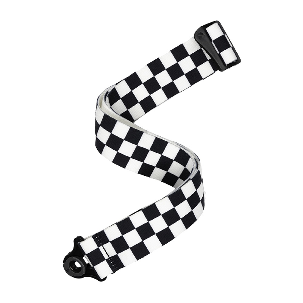Planet Waves by D’Addario 50BAL13 AutoLK SK CHKRBD BK/WH ギターストラップ