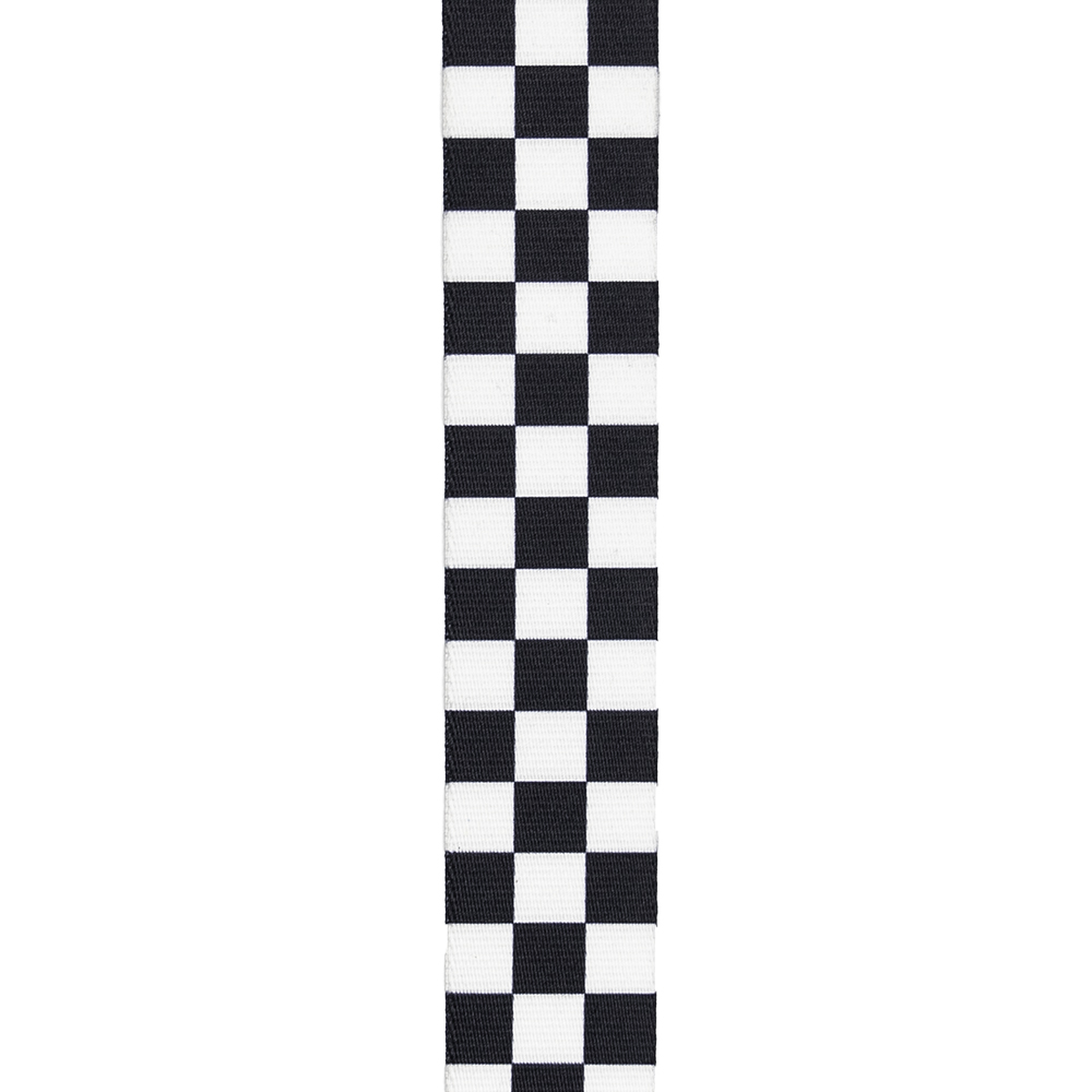 Planet Waves by D’Addario 50BAL13 AutoLK SK CHKRBD BK/WH ギターストラップ ディテール画像