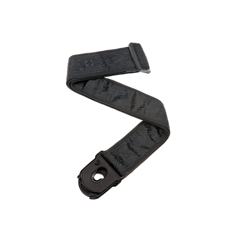 Planet Waves by D’Addario 50PLB01 LOCK-BLACK SATIN ギターストラップ