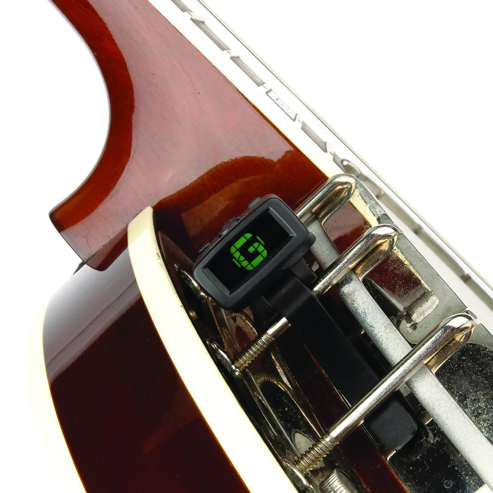 Planet Waves by D’Addario PW-CT-16 NS MICRO BANJO TUNER バンジョー用チューナー 使用例画像