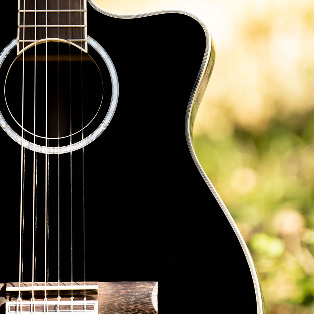 Cordoba Fusion 5 Jet エレクトリッククラシックギター サウンドホール部画像