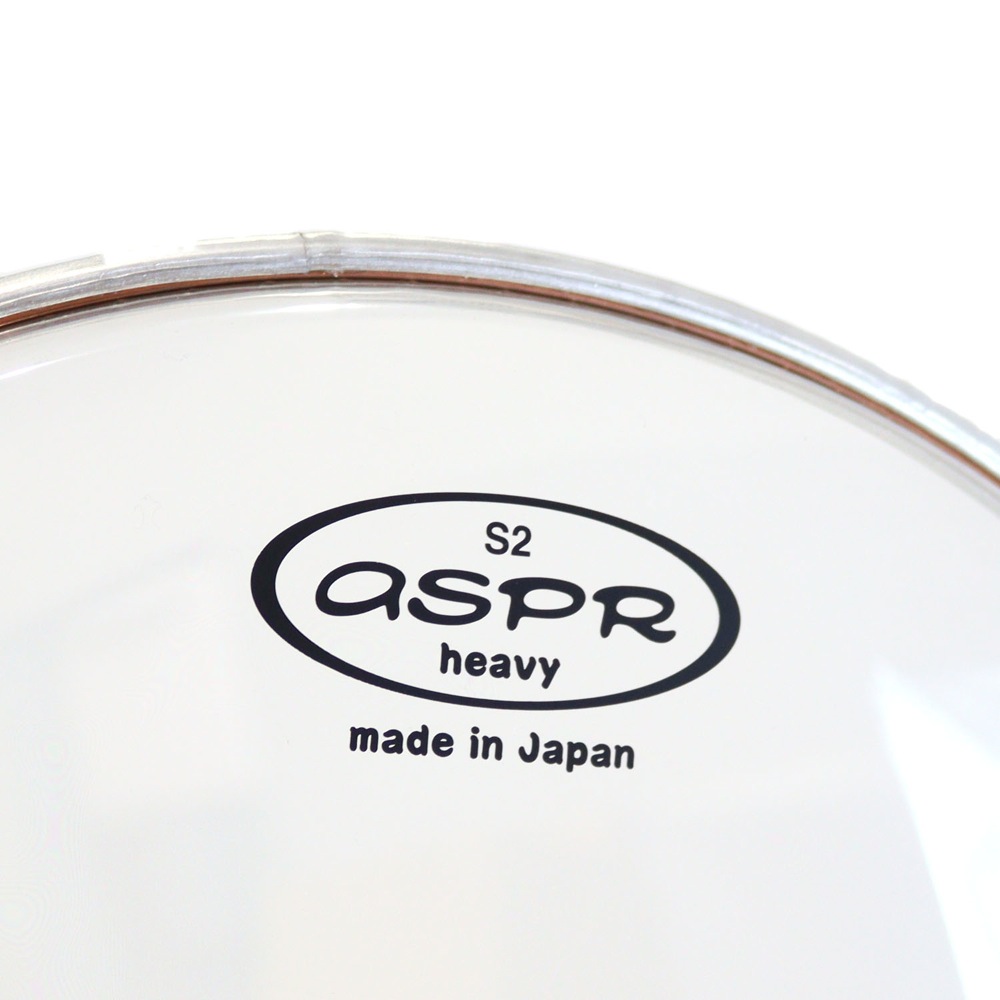 ASPR(アサプラ)S2-HT12 S2 series clear Heavy type 2ply 12インチ ドラムヘッド アップの画像