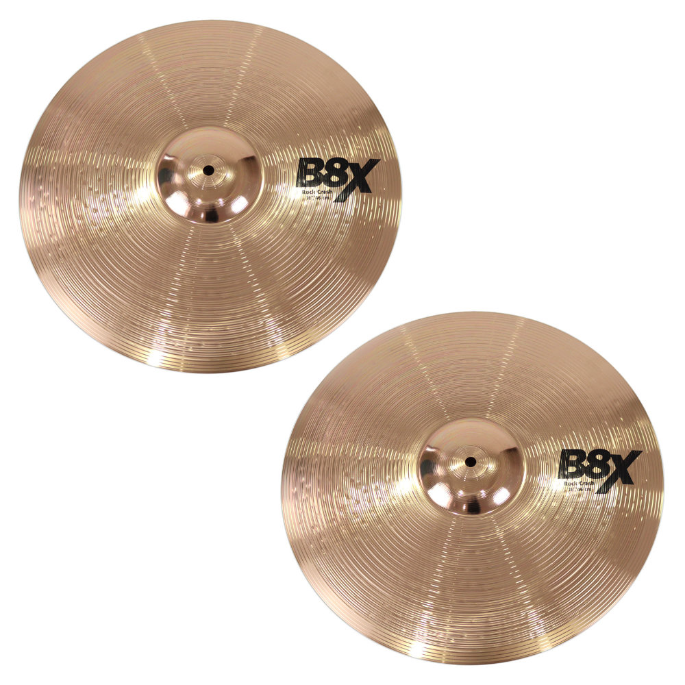 SABIAN B8X-18RC/TWP B8X Rock Crash TWIN PACK 18インチ クラッシュシンバル 2枚セット