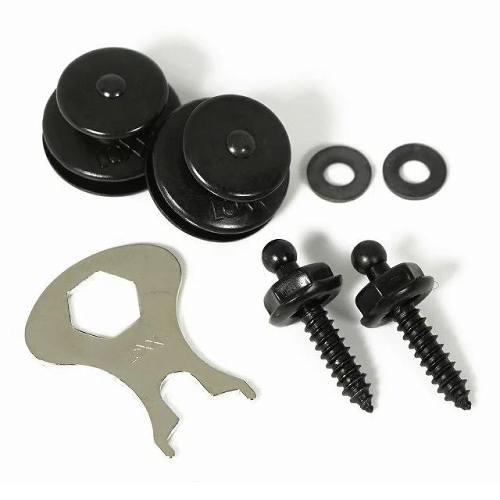 LOXX LOXX Music Box Standard Black Chrome ストラップロック パーツ画像