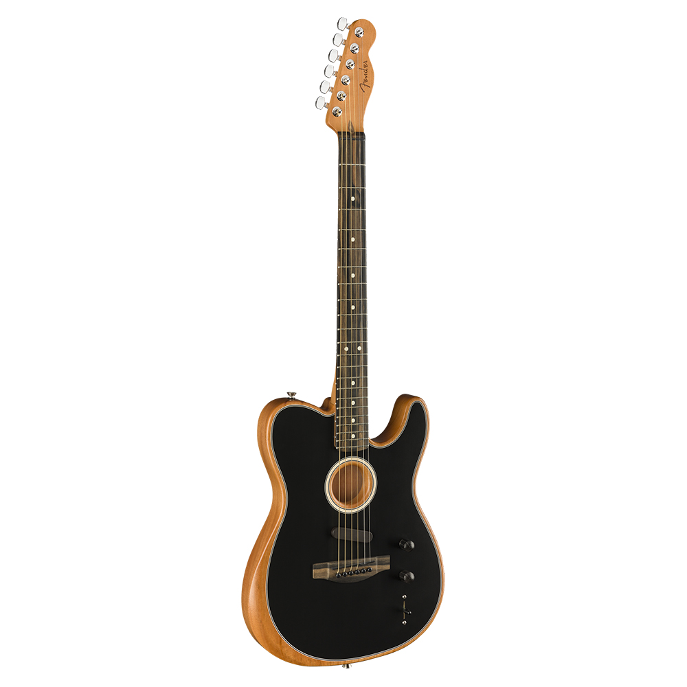 Fender American Acoustasonic Telecaster Black エレクトリックアコースティックギター 全体像