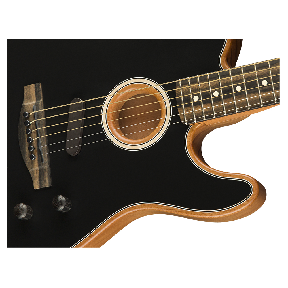 Fender American Acoustasonic Telecaster Black エレクトリックアコースティックギター ボディ