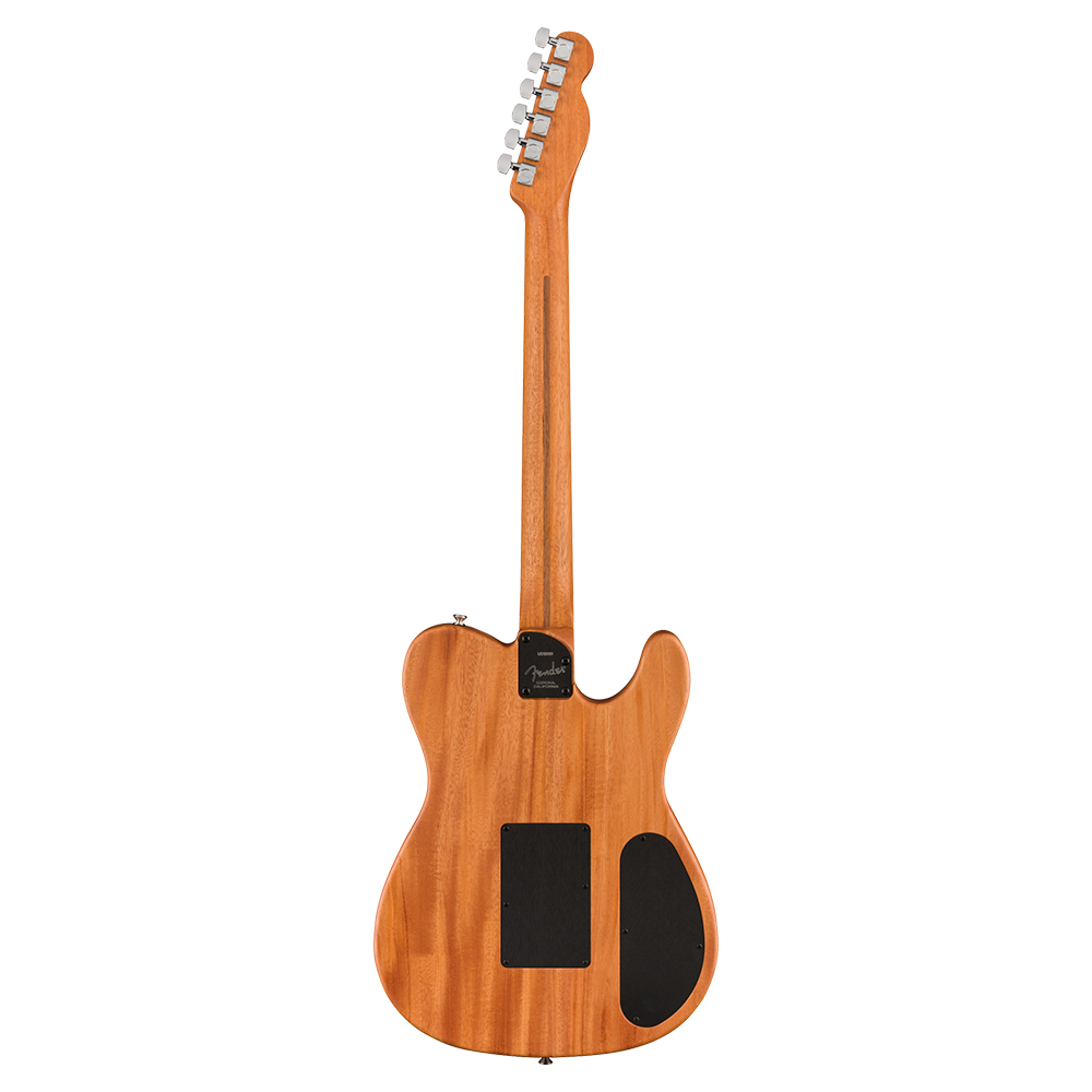 Fender American Acoustasonic Telecaster Left-Handed Natural エレクトリックアコースティックギター エレアコギター 背面・全体像