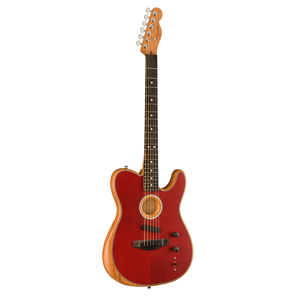 Fender American Acoustasonic Telecaster Crimson Red エレクトリックアコースティックギター 全体像