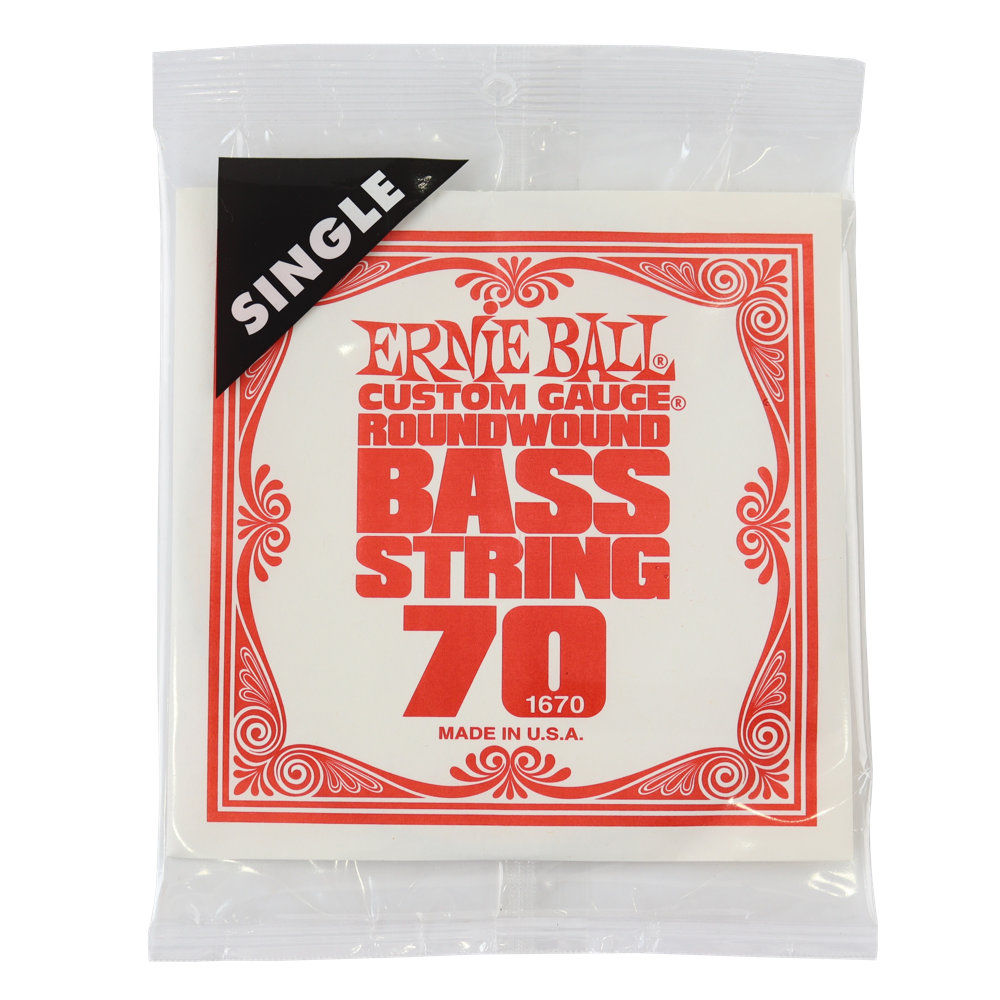 ERNIE BALL 1670 .070 NICKEL WOUND BASS SINGLE エレキベース用バラ弦