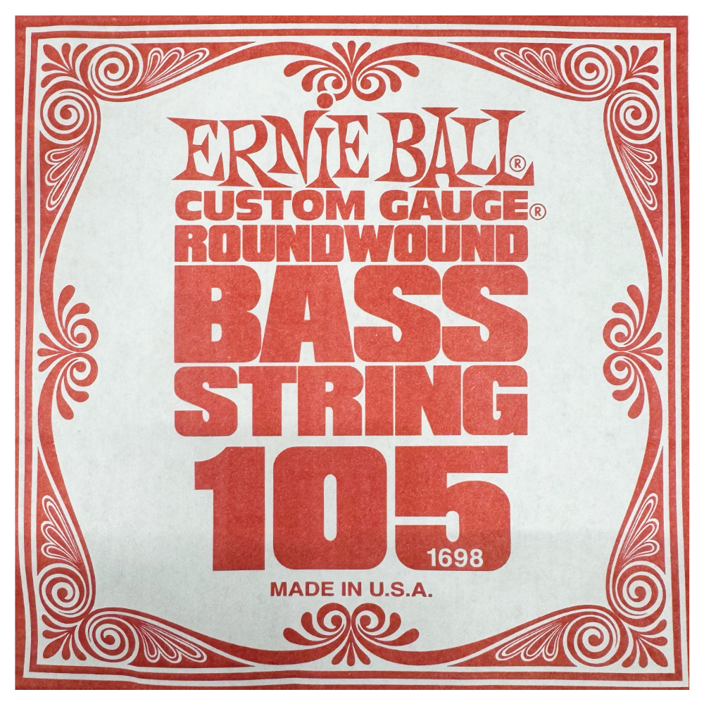 ERNIE BALL 1698 .105 NICKEL WOUND BASS SINGLE エレキベース用バラ弦
