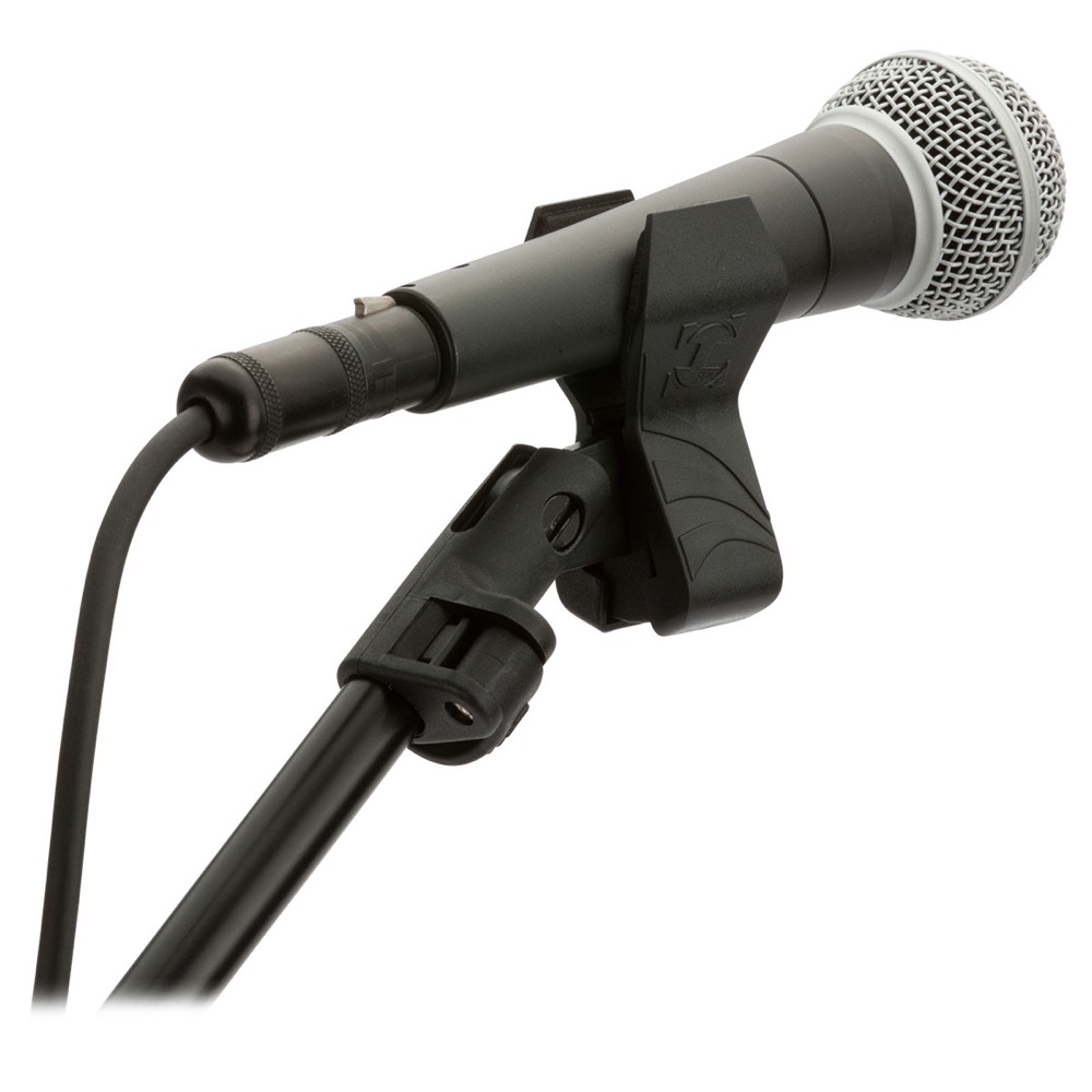 HERCULES MH100B EZ MICROPHONE CLIP マイクホルダー 使用例