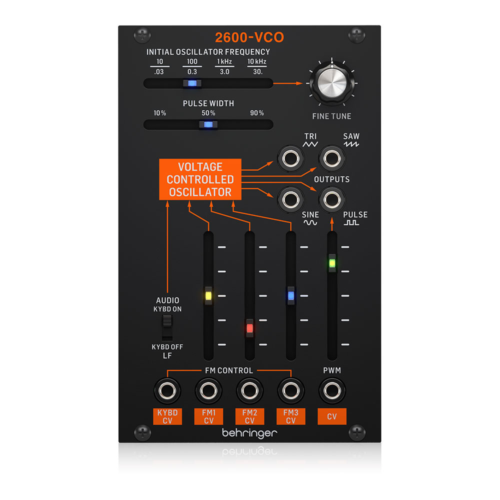 BEHRINGER 2600-VCO ユーロラック シンセサイザー 2600オシレーター回路 VCOモジュール