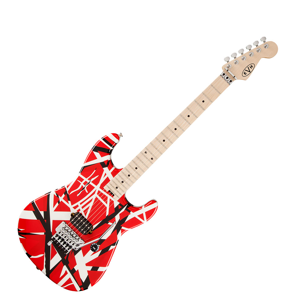 EVH Striped Series Red with Black Stripes エレキギター(エディ