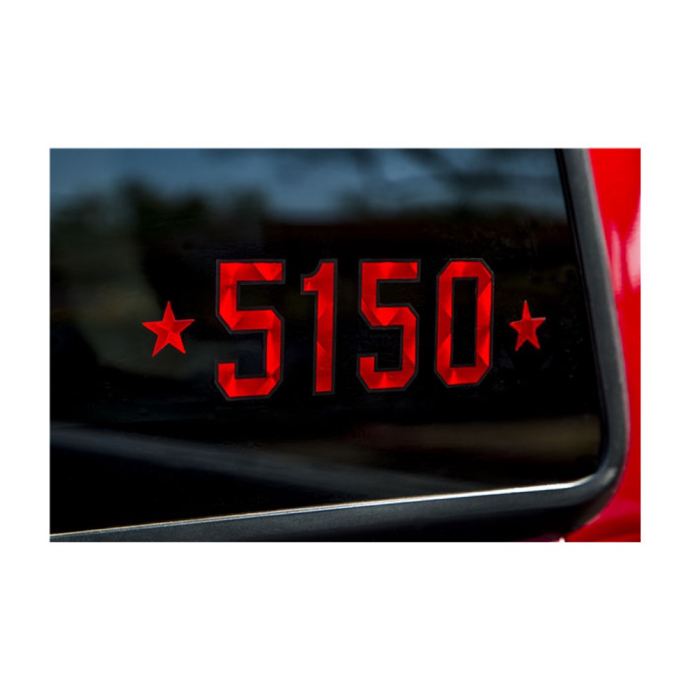 EVH 5150 Sticker with Stars ステッカー 使用例