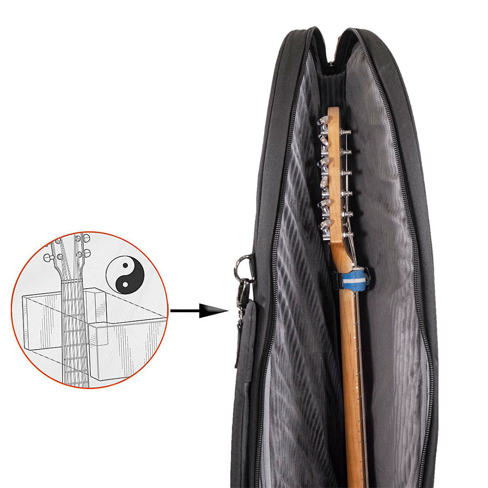 Gruv Gear GigBlade Edge 2 EDGE2-EB エレキベース用ギグバッグ 「陰-陽」ネック固定ブロック