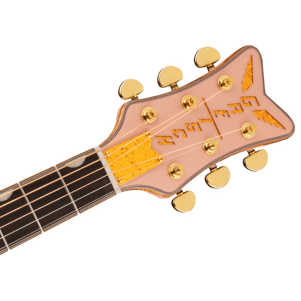 GRETSCH G5021E Rancher Penguin Parlor Acoustic/Electric Shell Pink エレクトリックアコースティックギター ヘッド表