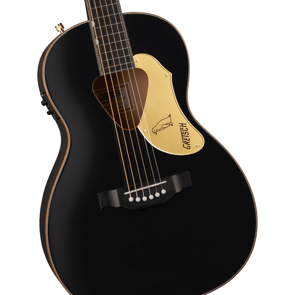 GRETSCH G5021E Rancher Penguin Parlor Acoustic/Electric Black エレクトリックアコースティックギター アップ画像