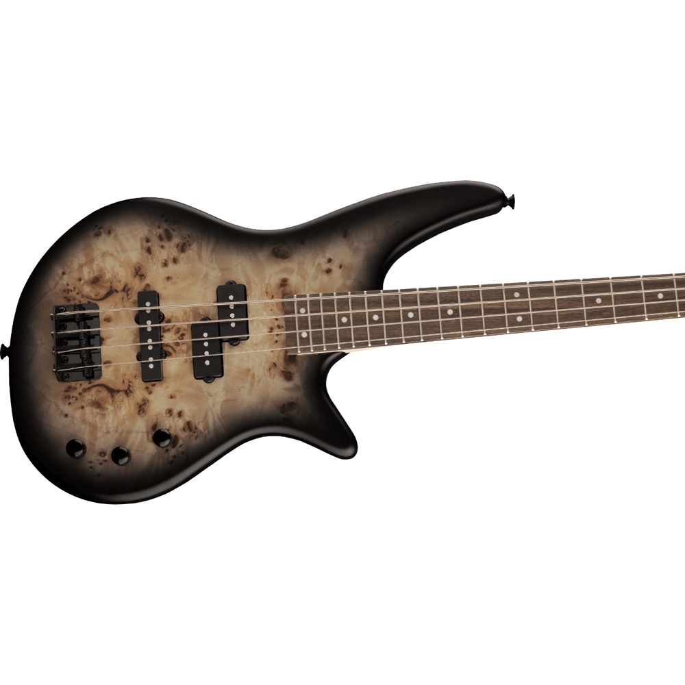 Jackson JS Series Spectra Bass JS2P Black Burst エレキベース ボディ斜めアングル画像