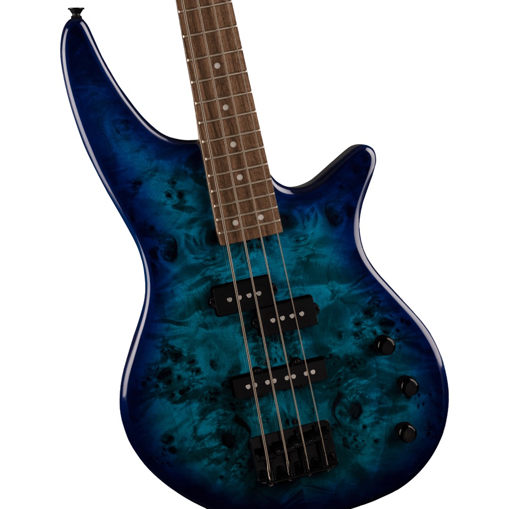 Jackson JS Series Spectra Bass JS2P Blue Burst エレキベース ボディアップ画像
