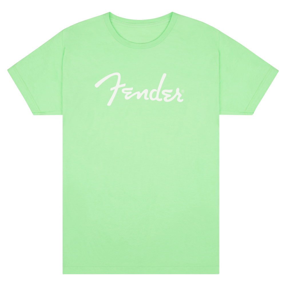 Fender Spaghetti Logo T-Shirt Surf Green S Tシャツ 半袖