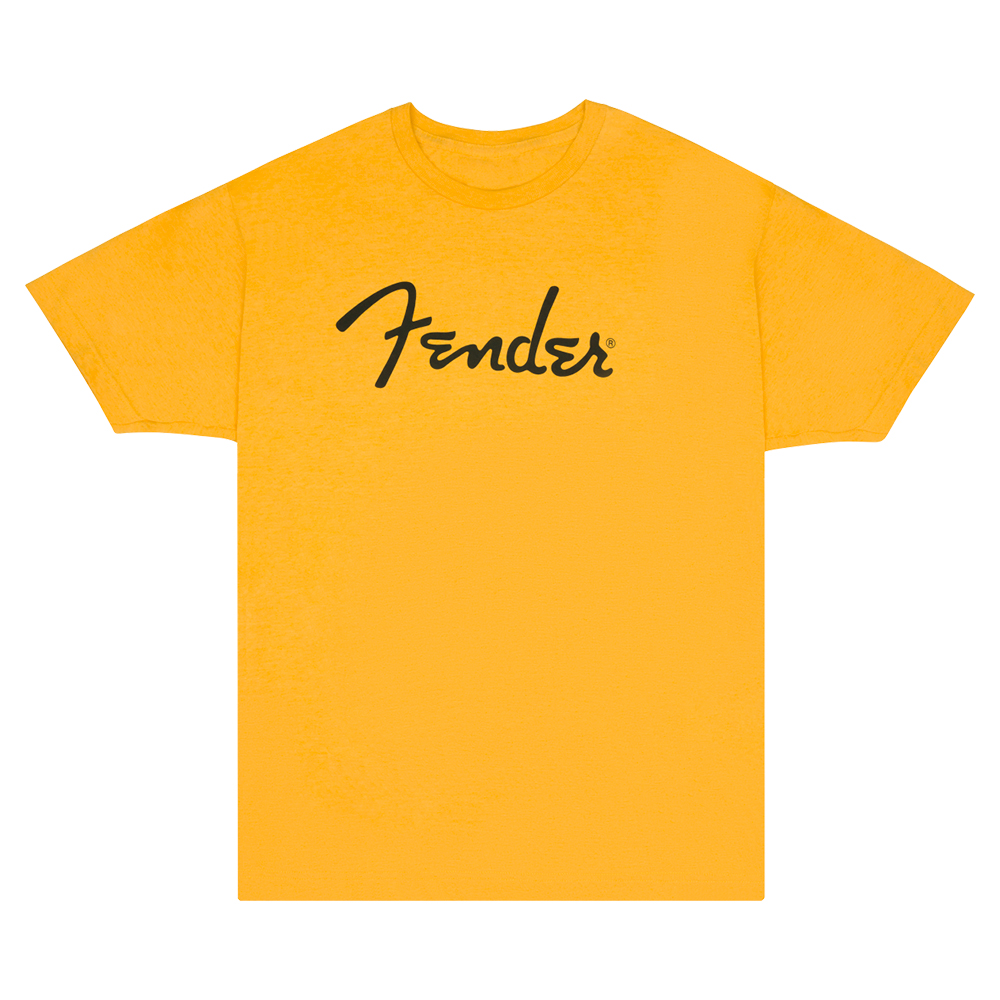 Fender Spaghetti Logo T-Shirt Butterscotch XXL Tシャツ 半袖