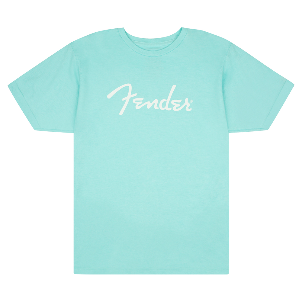Fender Spaghetti Logo T-Shirt Daphne Blue S Tシャツ 半袖