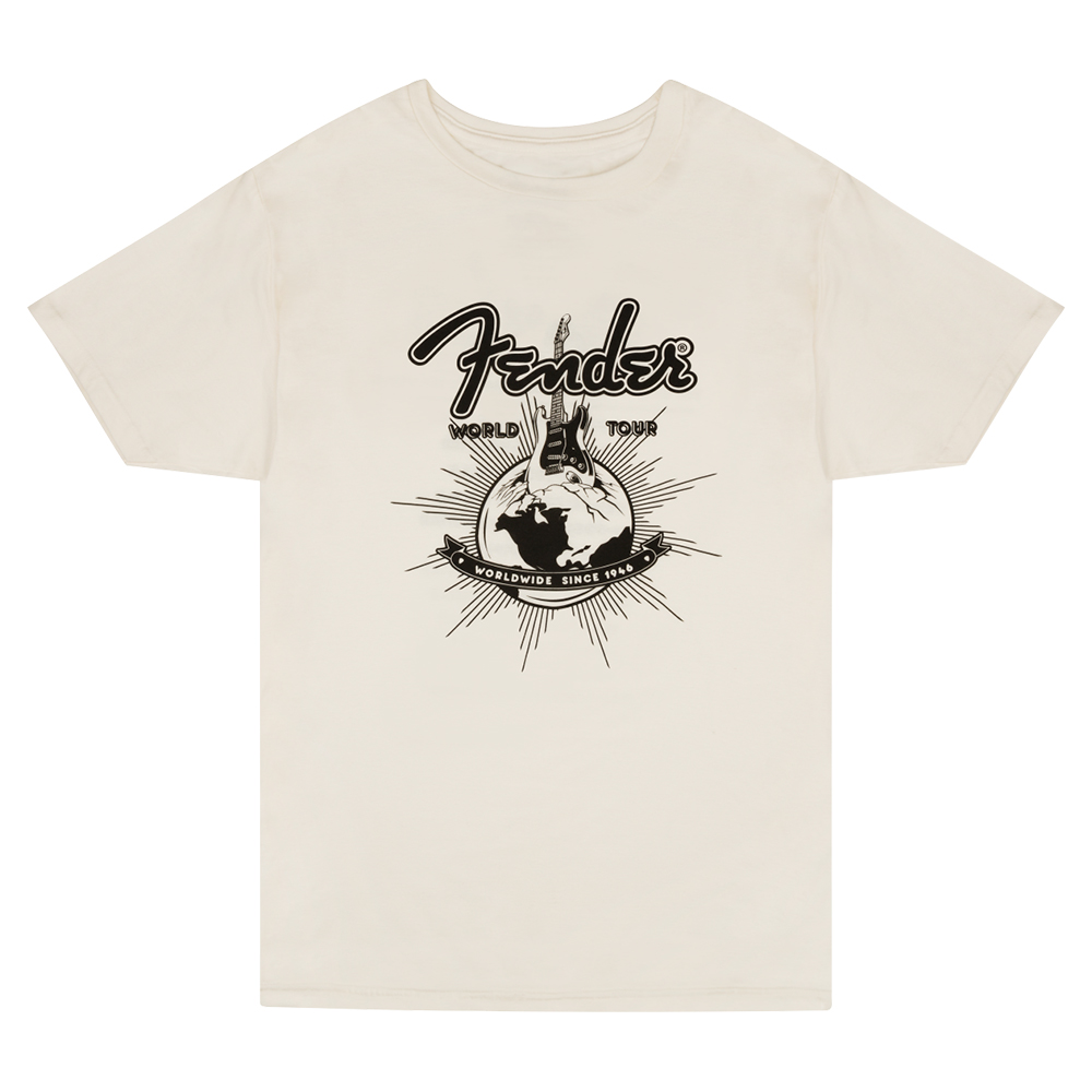 Fender World Tour T-Shirt Vintage White S Tシャツ 半袖