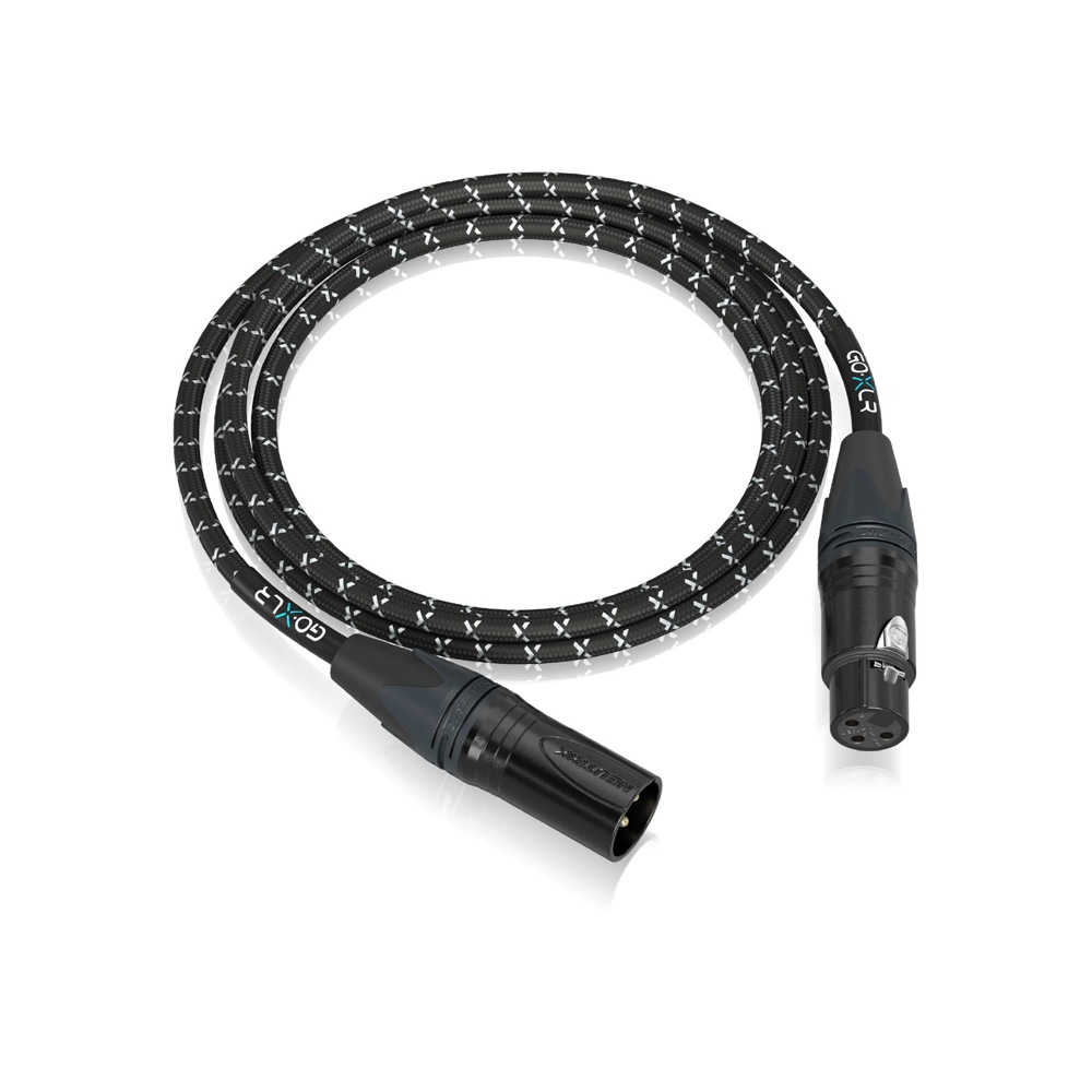 TC-HELICON GoXLR MIC CABLE 3m フレキシブルXLRマイクケーブル ノイトリックプラグ 全体画像