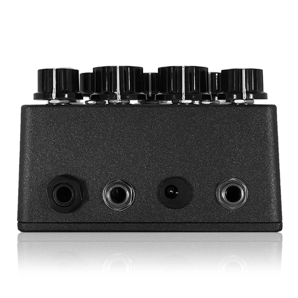 Hungry Robot Pedals The Borderland Tap Tempo リバーブ ギターエフェクター 入出力端子側