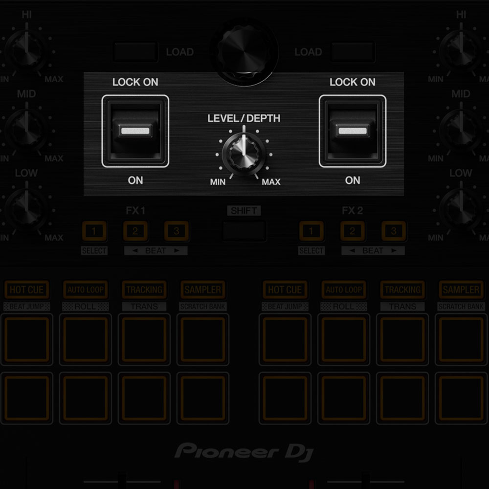 Pioneer DJ DDJ-REV1 DJコントローラー LEVER FXの搭載