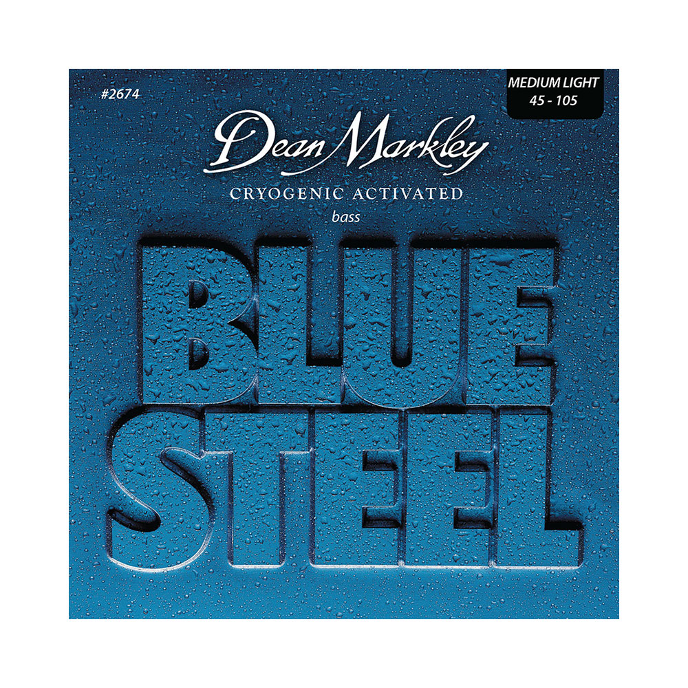 Dean Markley DM2674 Blue Steel Bass Guitar Strings Med Light 4STR 45-105 エレキベース弦