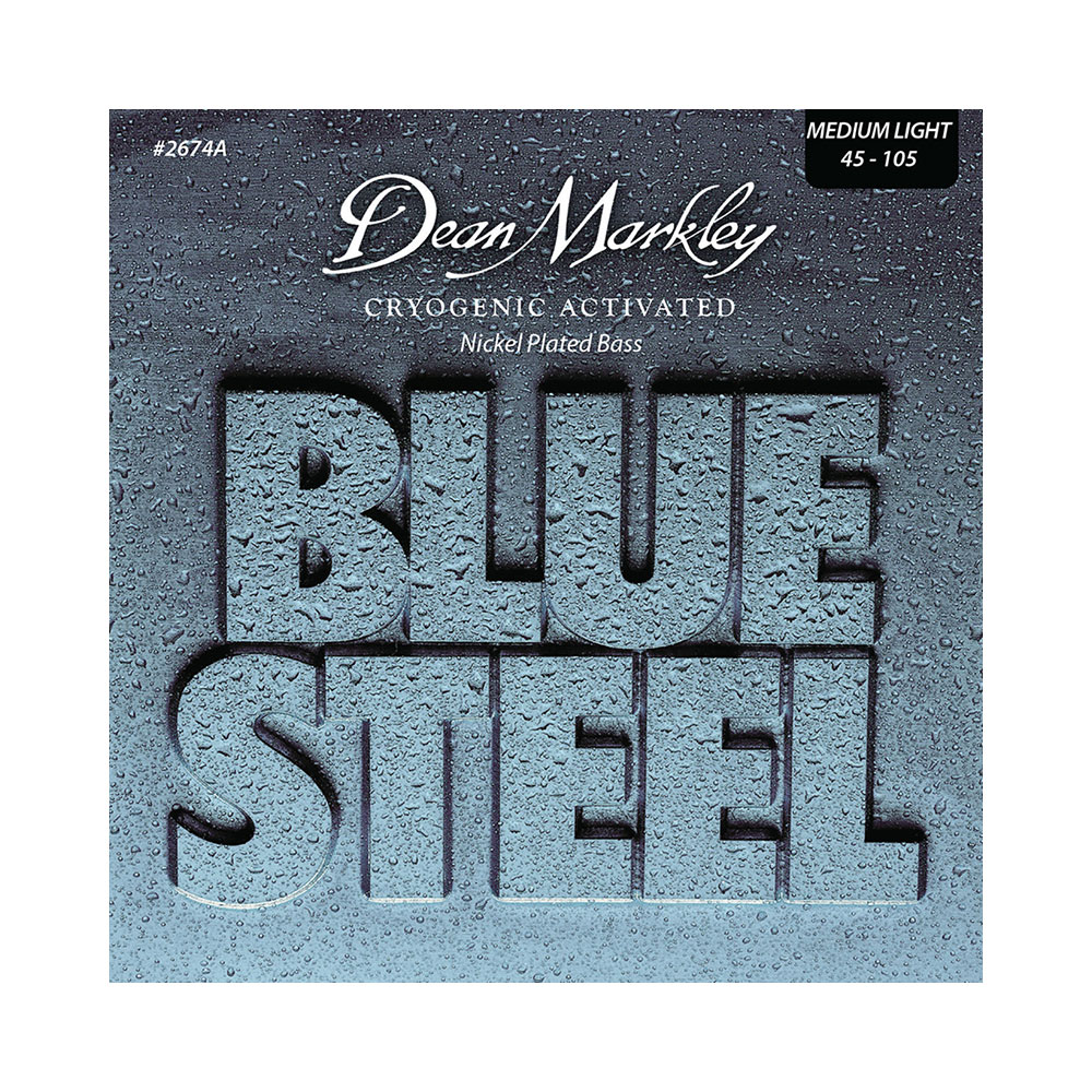 Dean Markley DM2674A Blue Steel Bass Guitar Strings NPS Med Light 4S 45-105 エレキベース弦