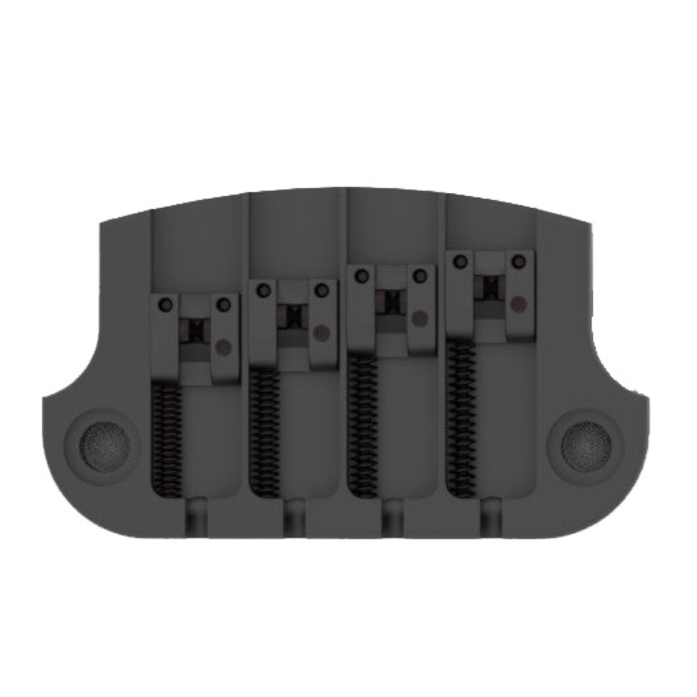 HIPSHOT Supertone Bass Bridge Black ベース用ブリッジ