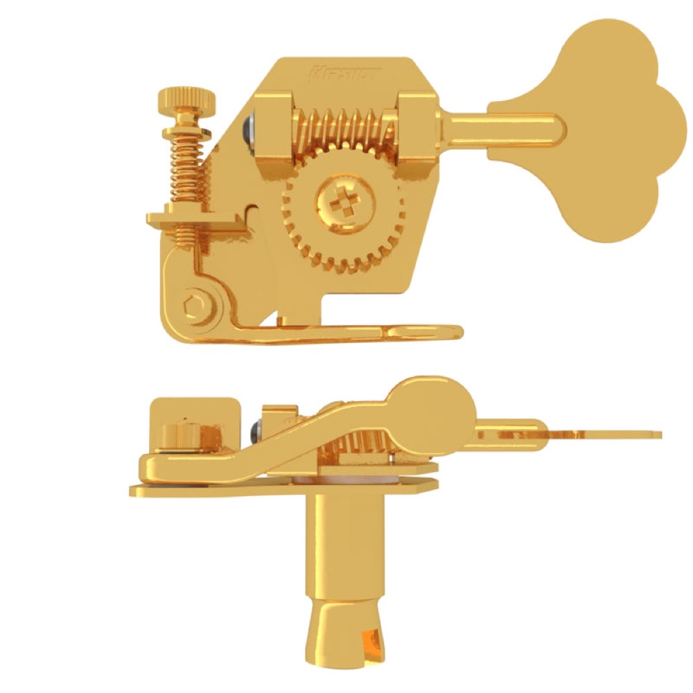 HIPSHOT BT1 Bass Xtender Clover Key Gold ベース用エクステンダー