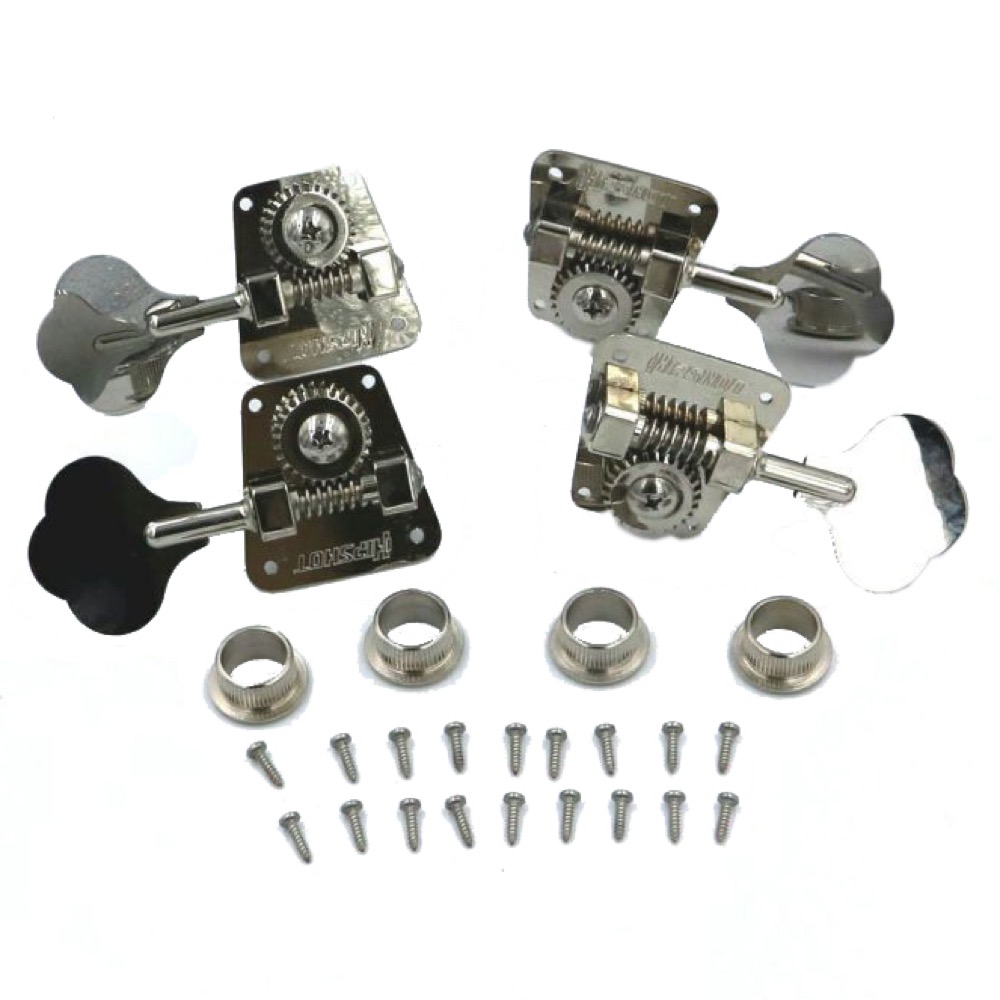 HIPSHOT HB2 Bass Tuning Machine Clover Key Nickel 4set ベース用ペグ