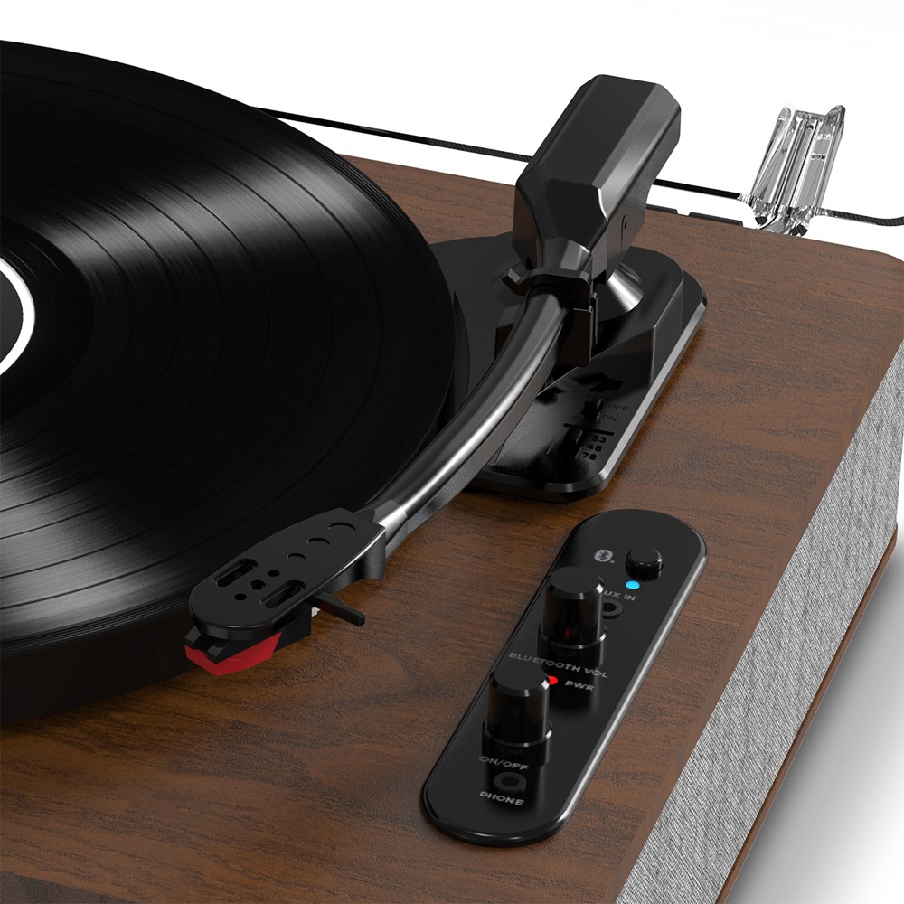 ION Audio Luxe LP BLUETOOTH対応 ステレオスピーカー内蔵ターンテーブル アップ画像