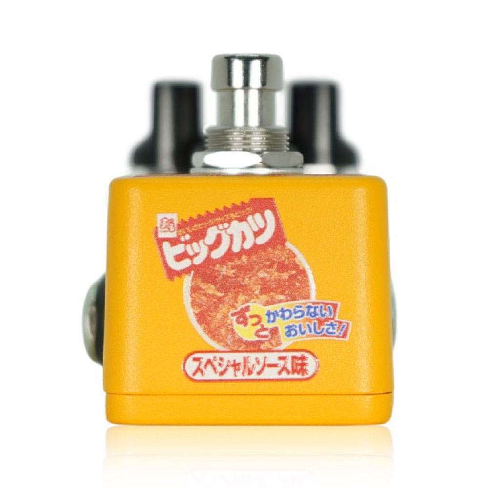 Effects Bakery スグル食品のビッグカツディストーション ギターエフェクター 側面画像 ビッグカツデザイン