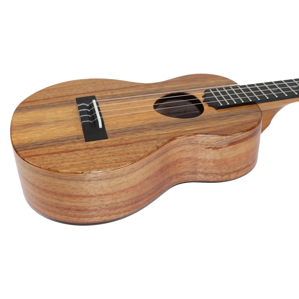 KoAloha KTM-00RPC Royal Pikake テナーウクレレ 純正ハードケース付き ボディサイド画像2