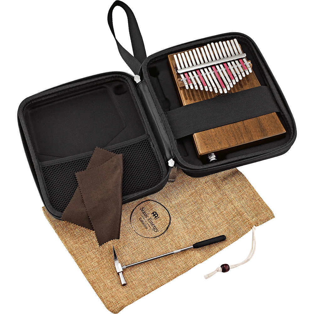 MEINL PKL1707H カリンバ サウンドホール ピックアップ付き 17鍵盤 アカシア 付属品の画像