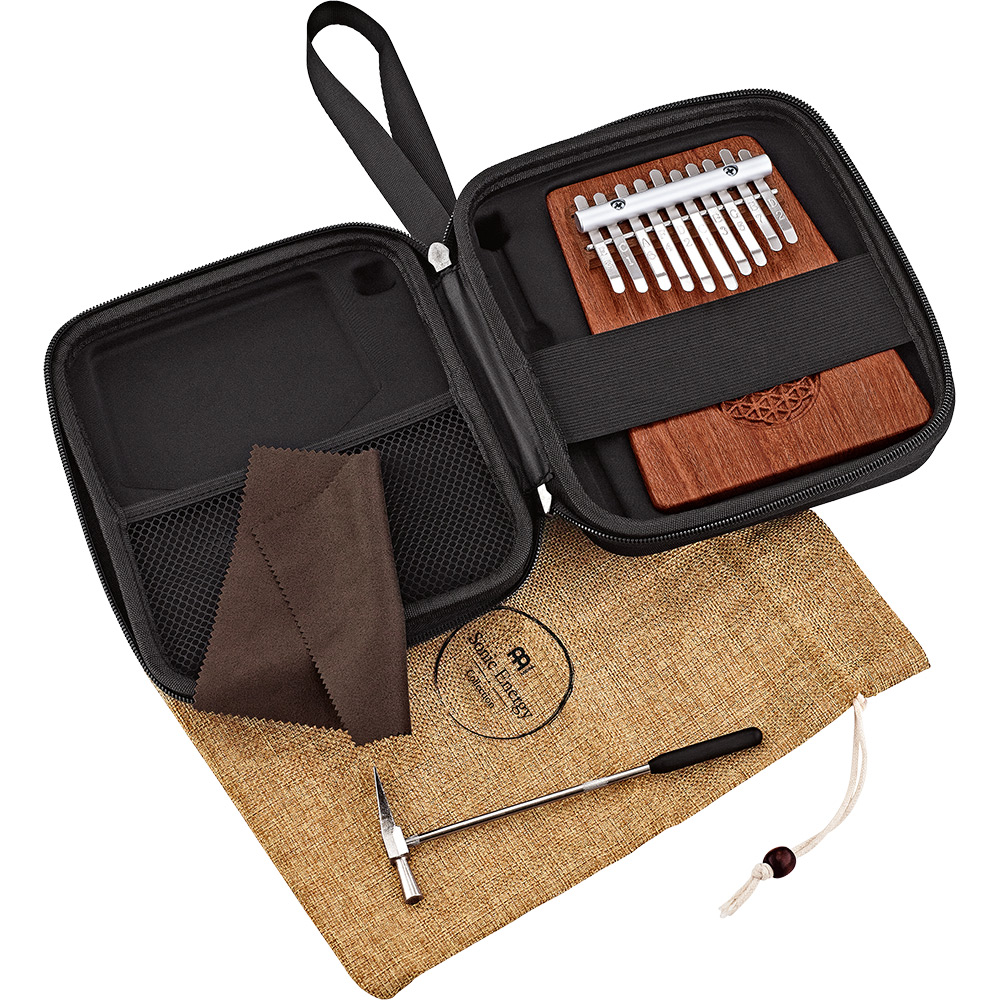 MEINL KL1002FOL カリンバ ソリッドタイプ 10鍵盤 レッドウッド 付属品の画像