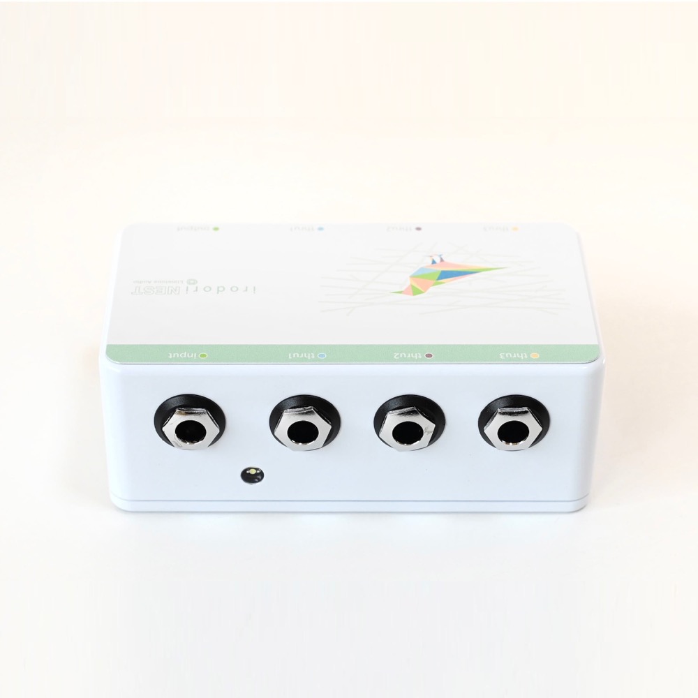 Limetone Audio irodori nest バッファー搭載ジャンクションボックス 入力部の画像