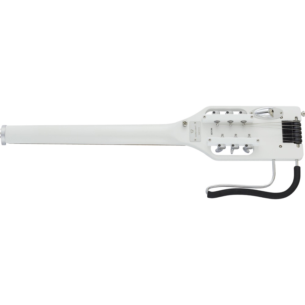 TRAVELER GUITAR Ultra-Light Electric Gloss White トラベルギター 斜めアングルバック画像