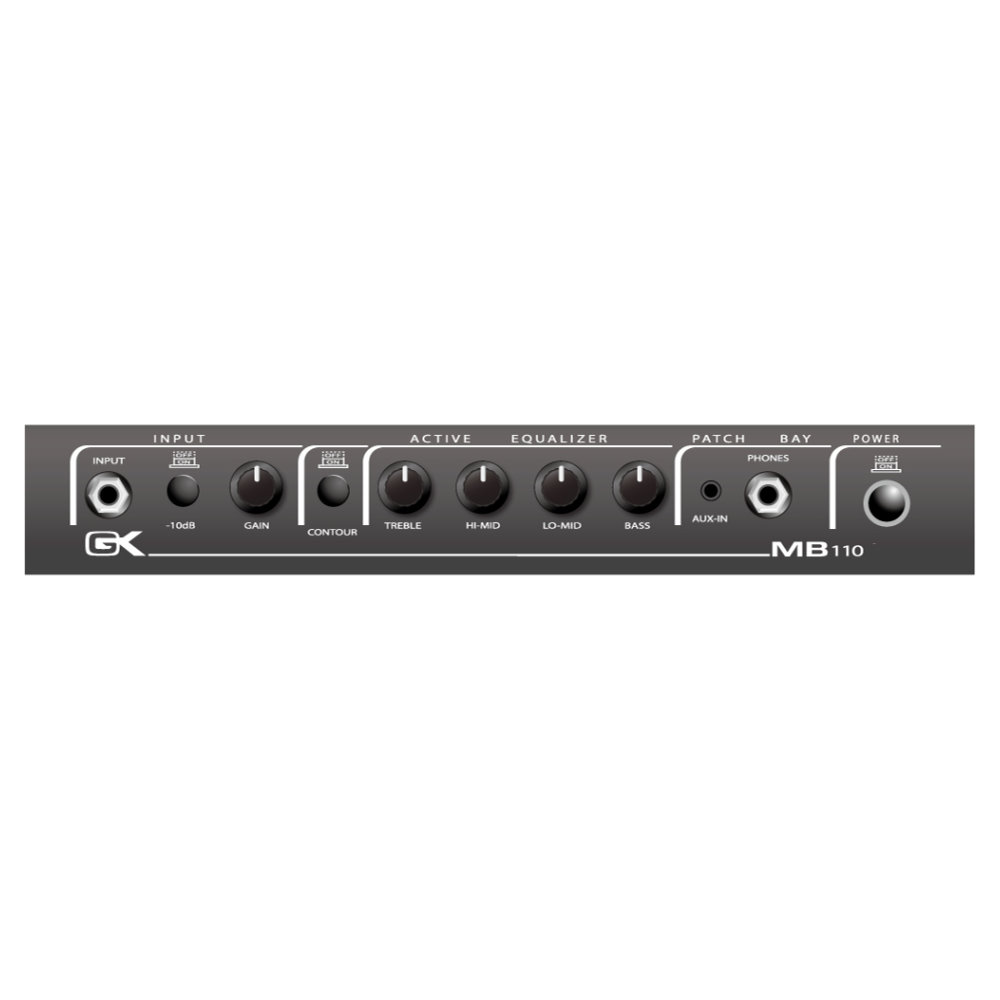GALLIEN-KRUEGER MB110 ベースコンボアンプ コントロールパネル